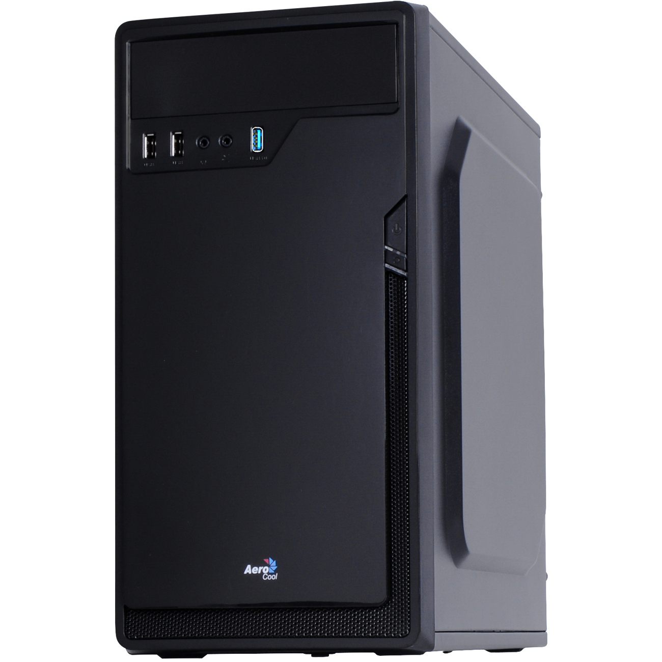 AEROCOOL CS-100 Advance Black PC-Gehäuse, Schwarz