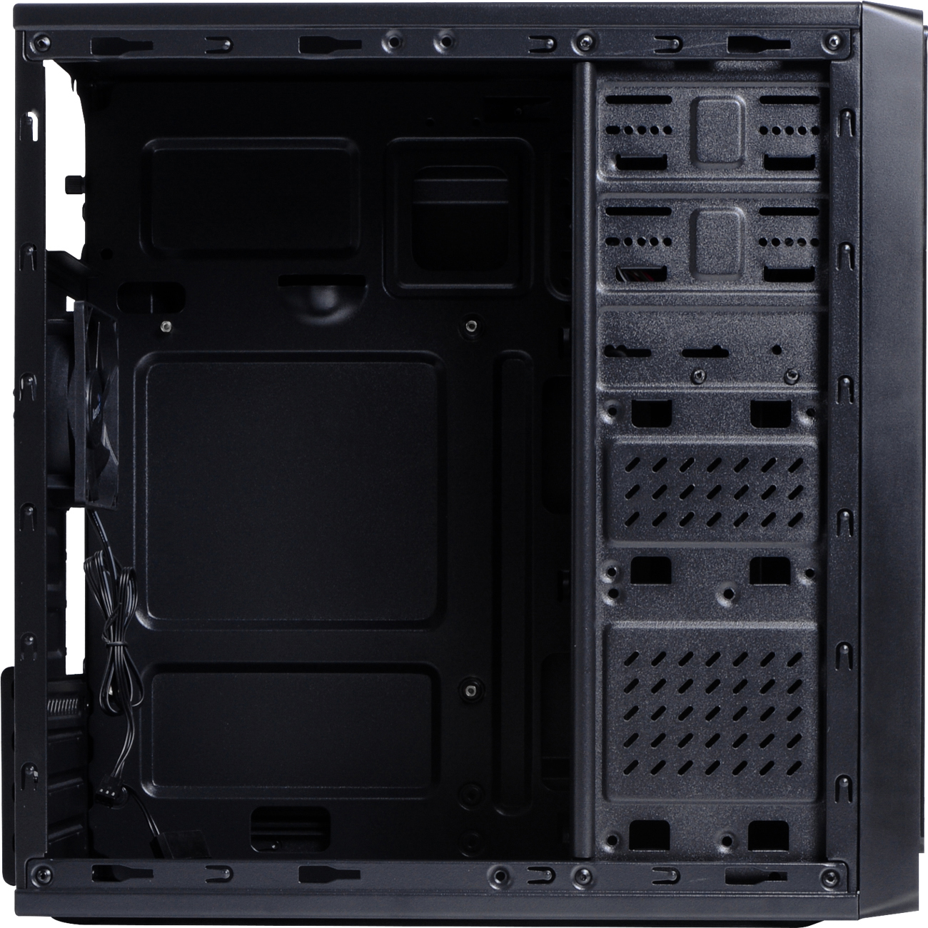 AEROCOOL CS-100 Advance Black PC-Gehäuse, Schwarz
