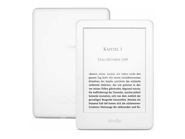 eReader - Amazon All-New Kindle Front Light, 4 GB, 6", Bluetooth, Blanco