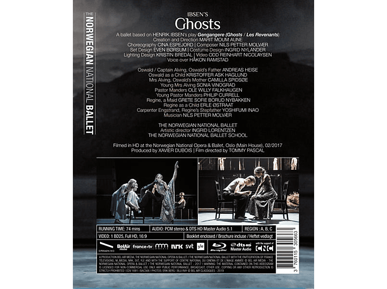 Norwegian National Ballet - - Ghosts (Blu-ray) [Blu-ray