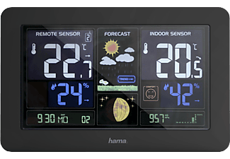 HAMA Premium - Wetterstation (Schwarz)