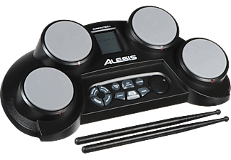 ALESIS CompactKit 4 - Kit batteria portatile da tavolo 4-Pad (Nero)