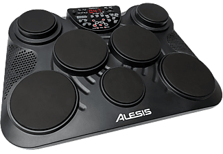 ALESIS CompactKit 7 - Kit batteria da tavolo portatile da 7 pad (Nero)