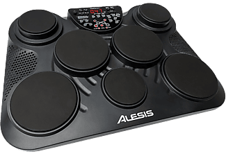 ALESIS CompactKit 7 - Tragbares 7-Pad Tabletop Drum Kit (Schwarz)