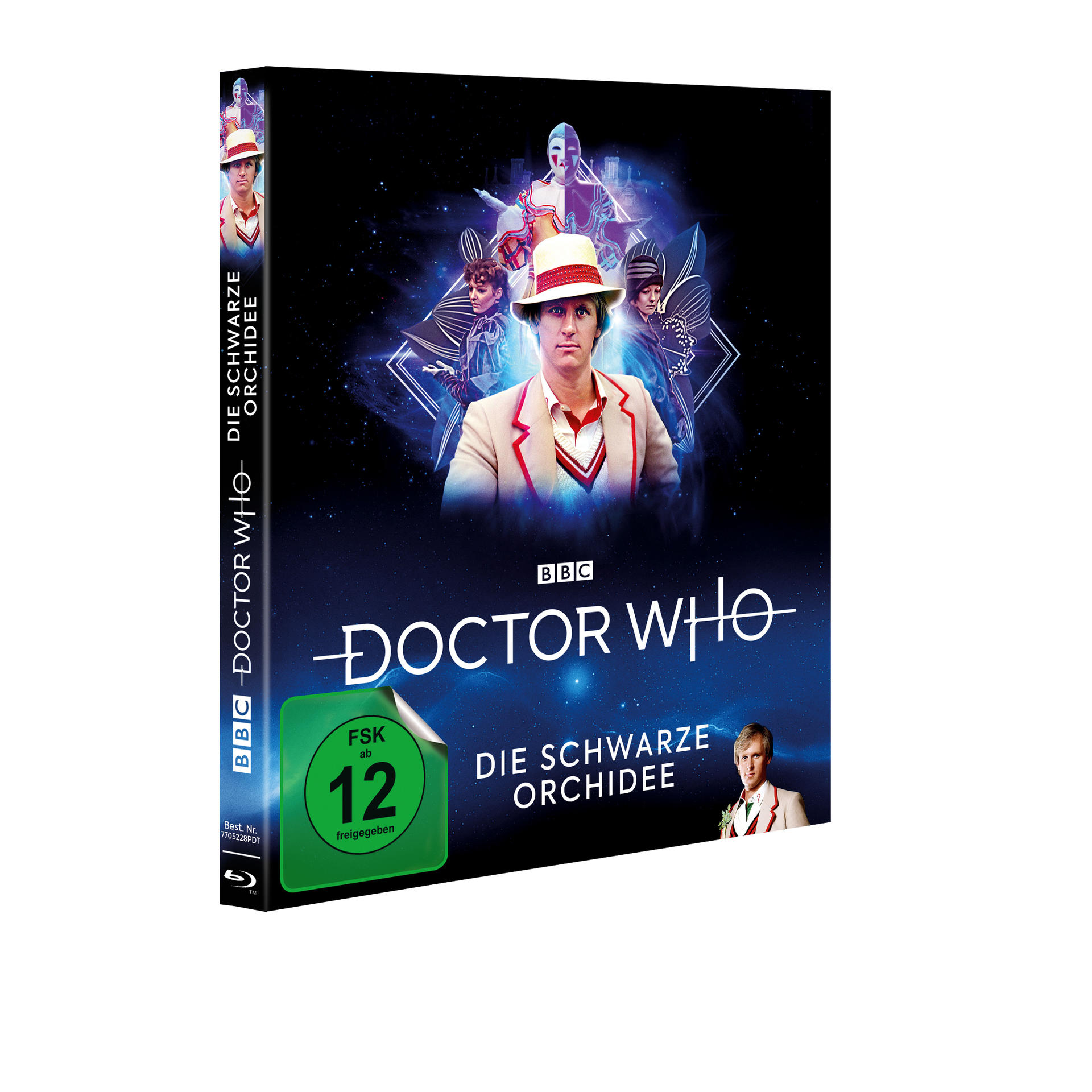 DVD-Box-Set mit Doctor-Who-Cover-Art. Weißer Hintergrund.
