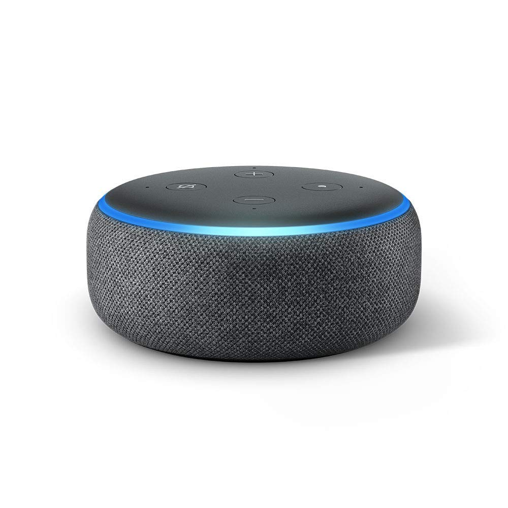 Altavoz inteligente con Alexa - Amazon Echo Dot (3ª Gen), Controlador de Hogar, Antracita