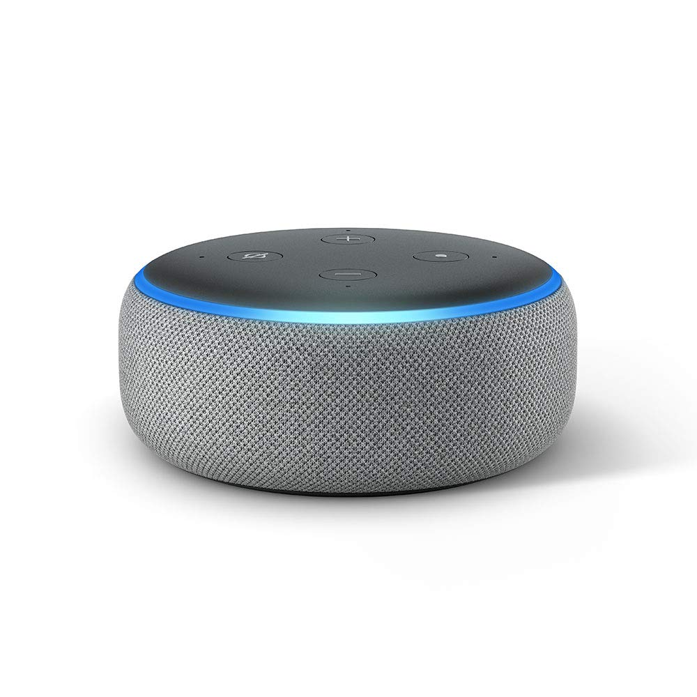 Altavoz inteligente con Alexa - Amazon Echo Dot (3ª Gen), Controlador de Hogar, Gris