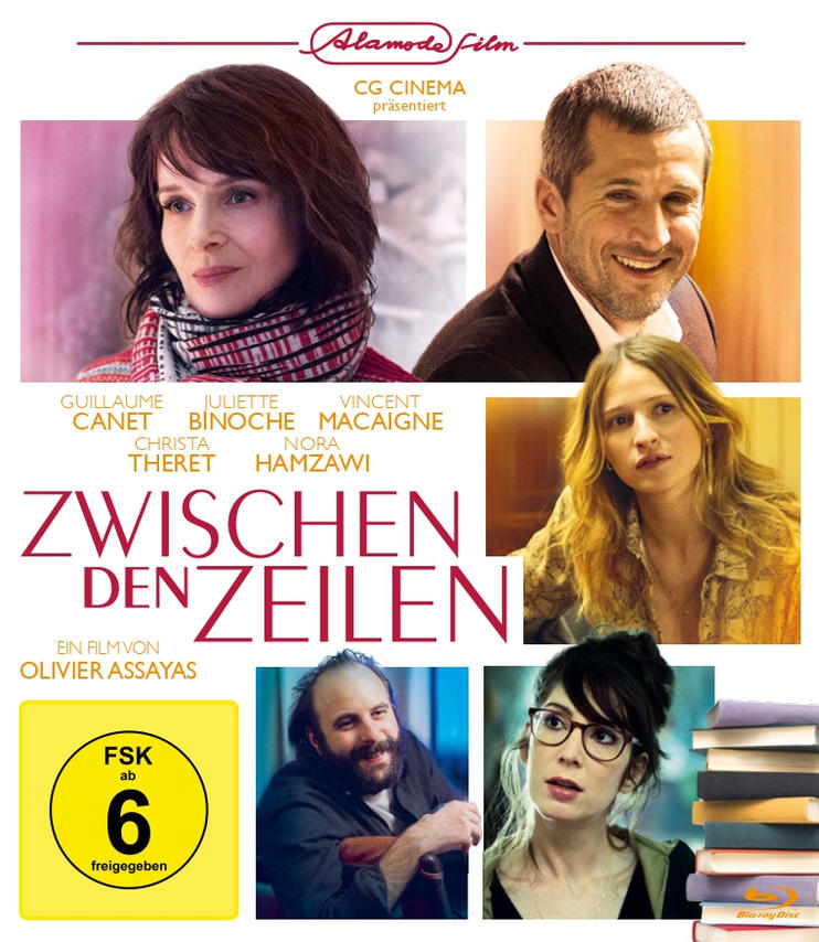 Filmposter mit Porträts von Schauspielern und dem Titel 'Zwischen den Zeilen'.