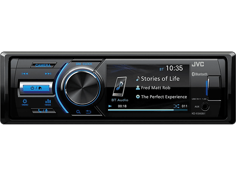 JVC Bluetooth USB Autoradio (KD-X560BT)