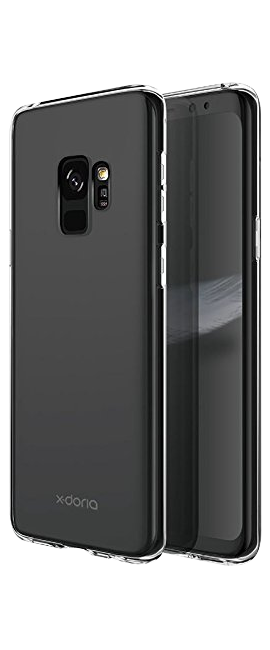 X-DORIA Gel Jacket Ultra vékony áttetsző TPU tok Samsung Galaxy S9+ telefonhoz (3X3P5851A)