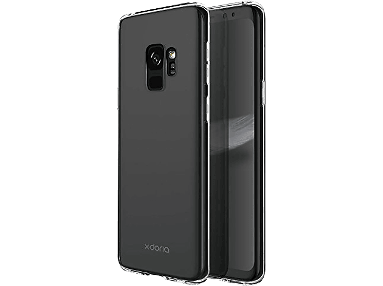 X-DORIA Gel Jacket Ultra vékony áttetsző TPU tok Samsung Galaxy S9+ telefonhoz (3X3P5851A)