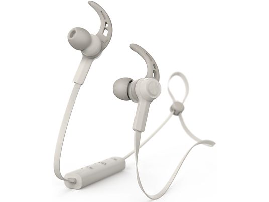 HAMA Connect BT In-Ear - Casque Bluetooth (In-ear, Bouleau argenté, Gris chaud)
