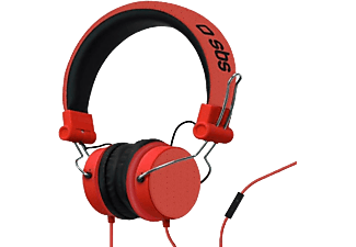 SBS Mix - Casque (On-ear, Rouge)