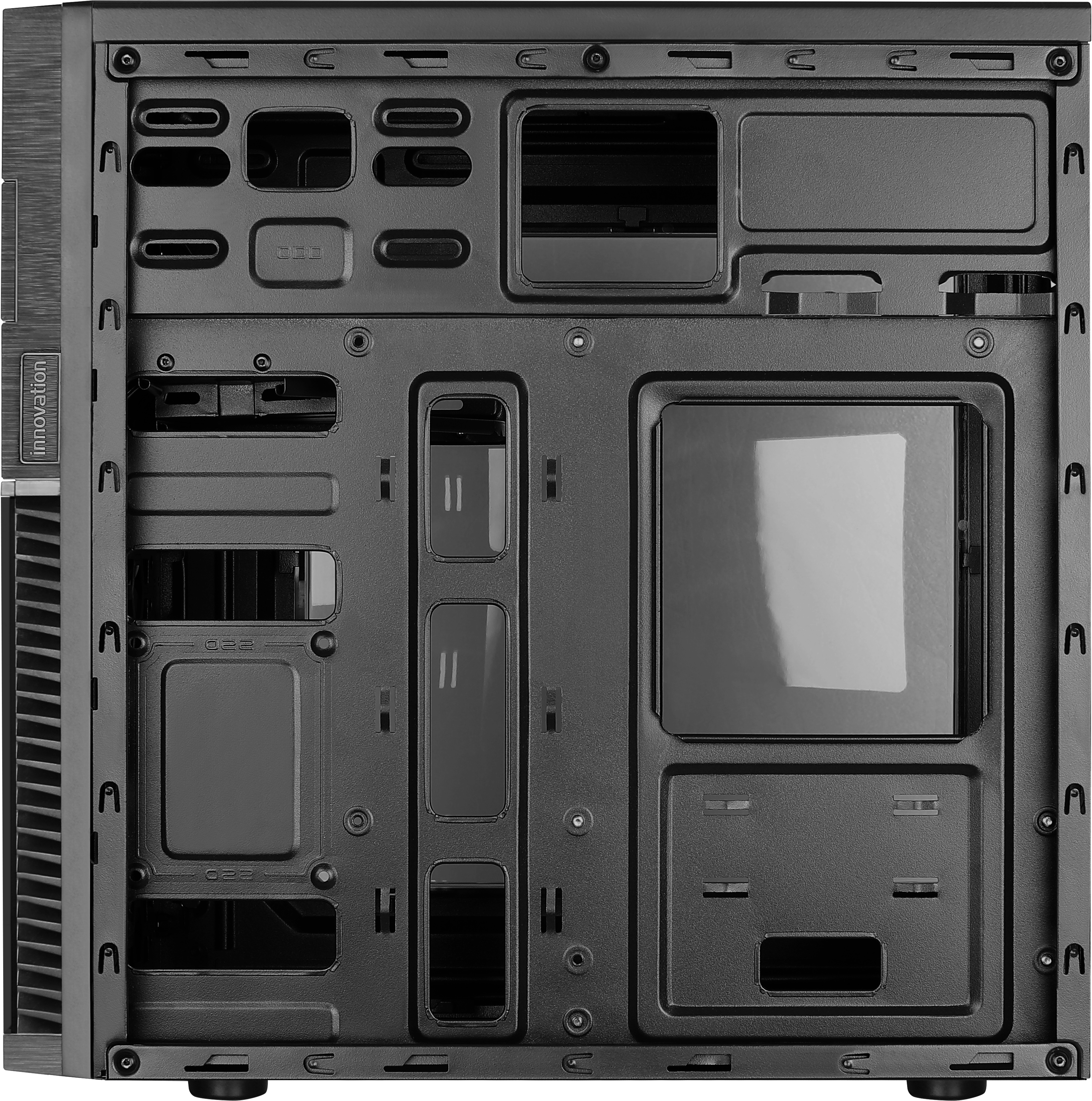 AEROCOOL Playa Slim PC-Gehäuse, Schwarz