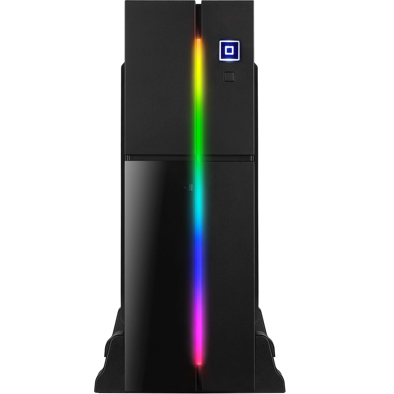AEROCOOL Playa Slim PC-Gehäuse, Schwarz