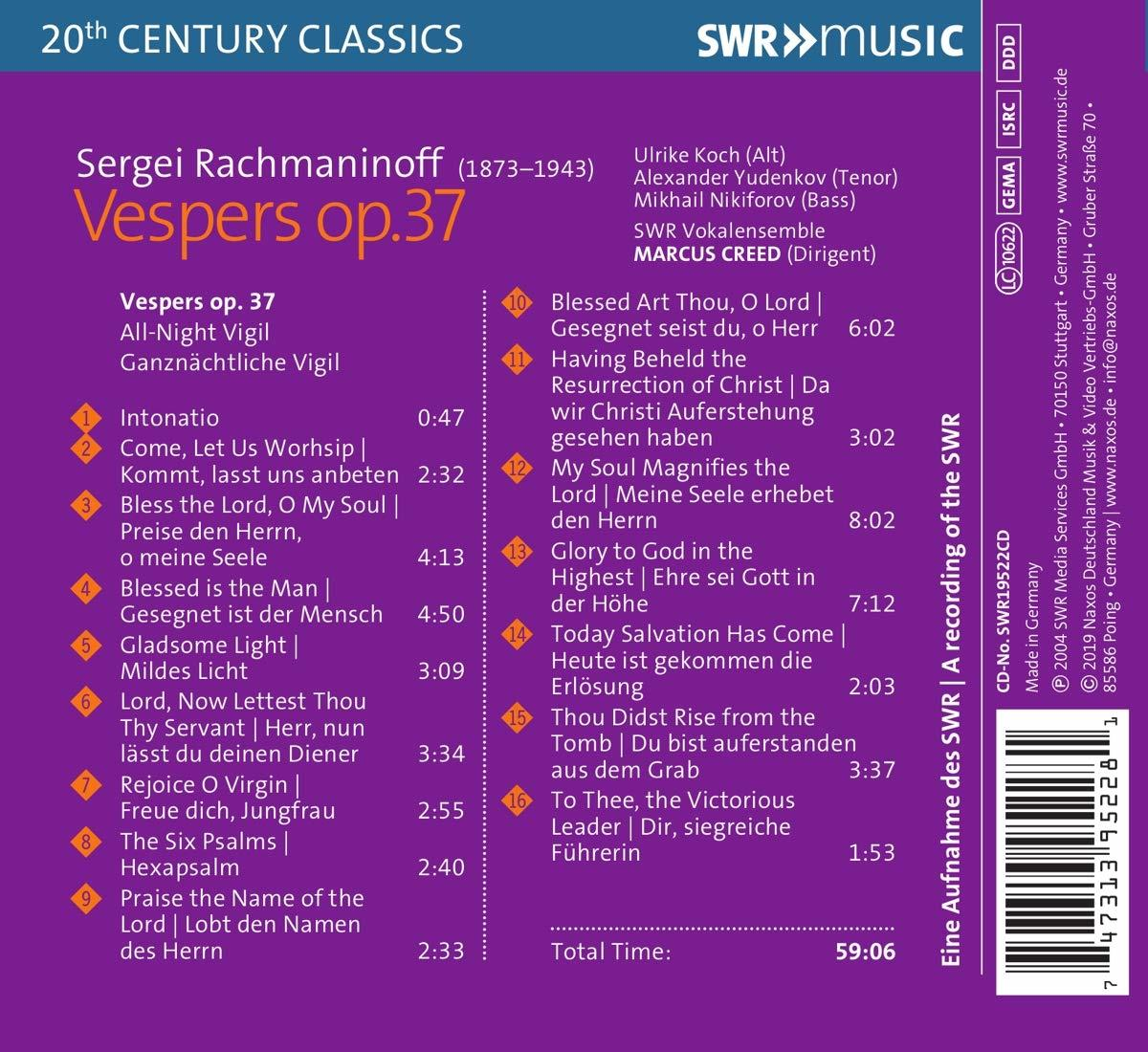 Die Rückseite eines CD-Covers mit Songtiteln und Text auf Deutsch.