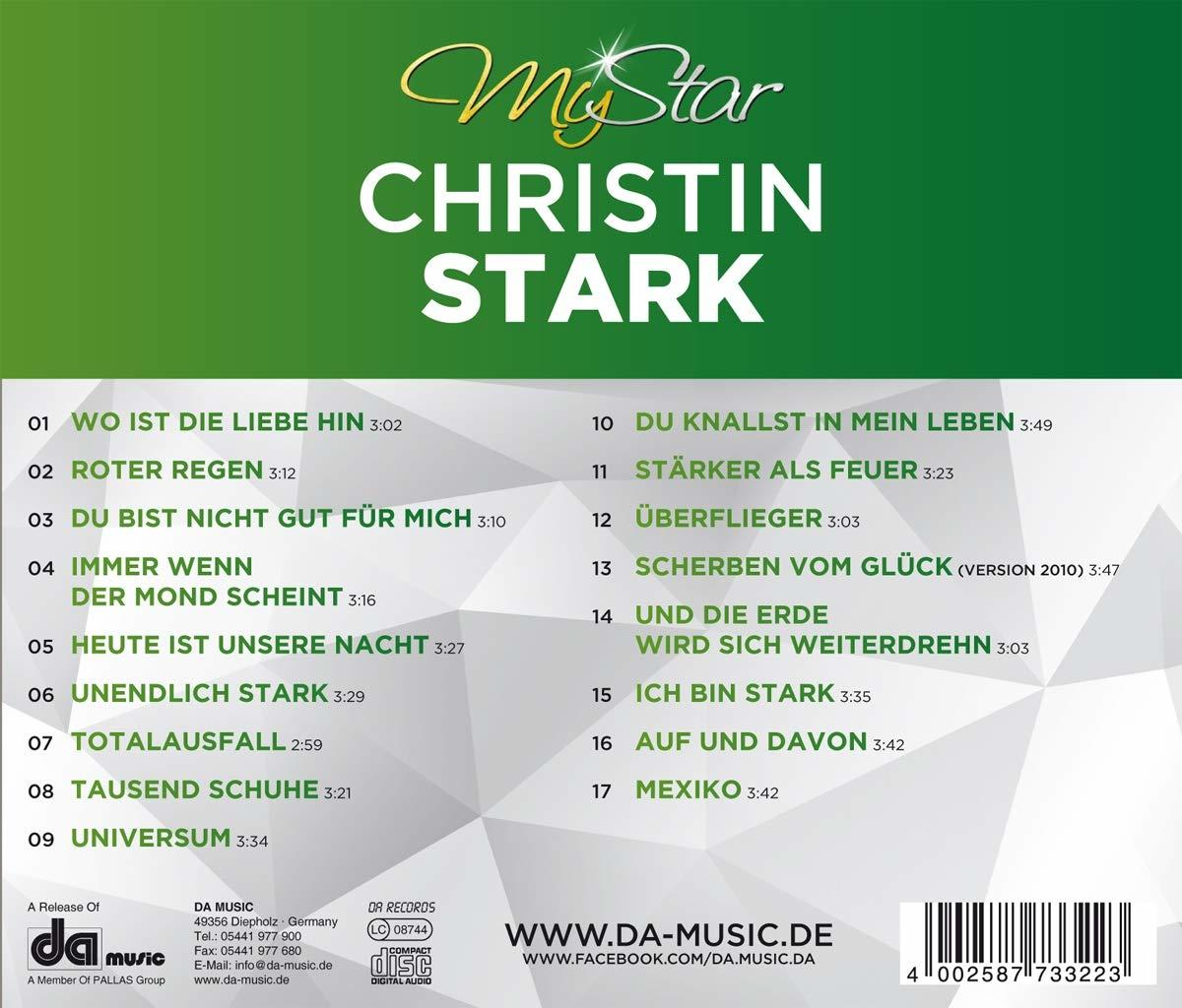 Rückseite einer CD. Grüner Hintergrund mit Texten und einem Bild des Sängers.