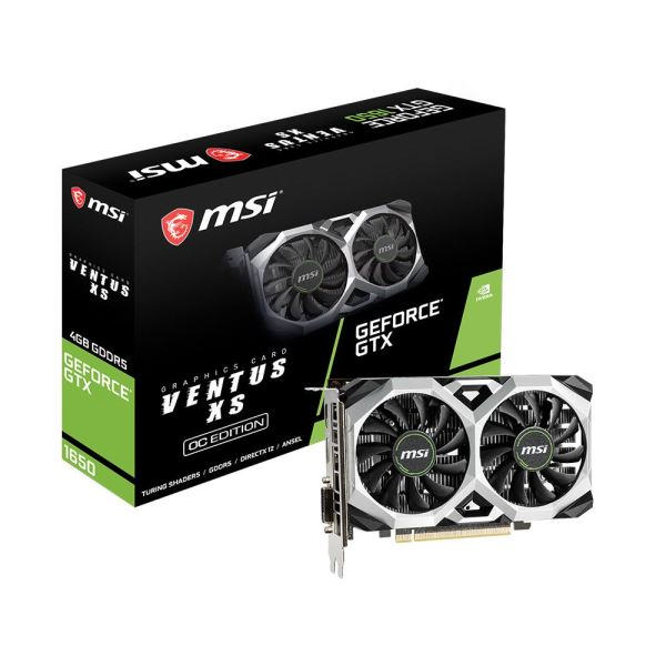 MSI VGA GeForce GTX 1650 Ventus XS 4G OC Ekran Kartı