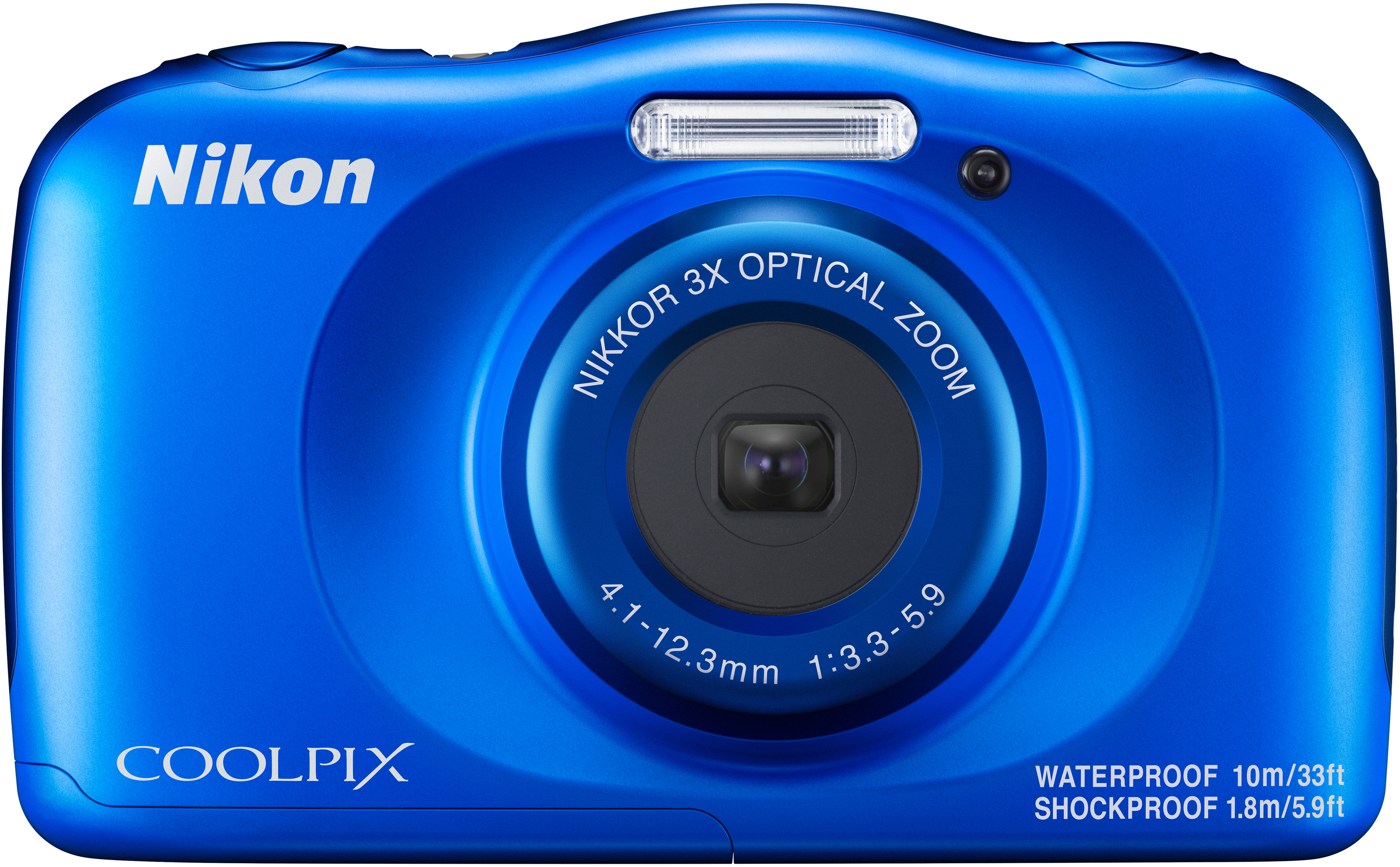 NIKON W 150 Digitalkamera Blau, 3 fach opt. Zoom, LCD-TFT