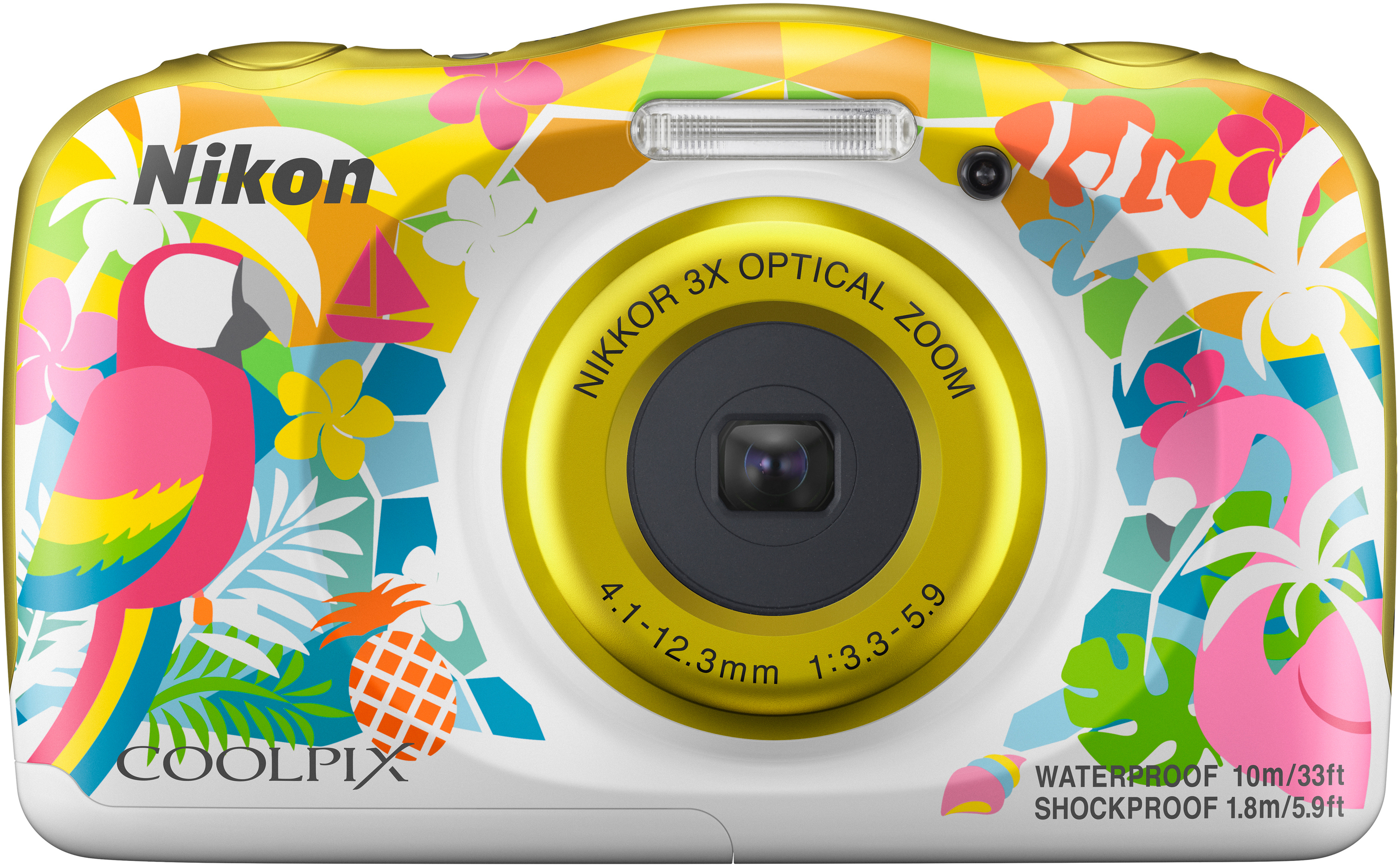 NIKON W 150 Digitalkamera Mehrfarbig, 3 fach opt. Zoom, LCD-TFT
