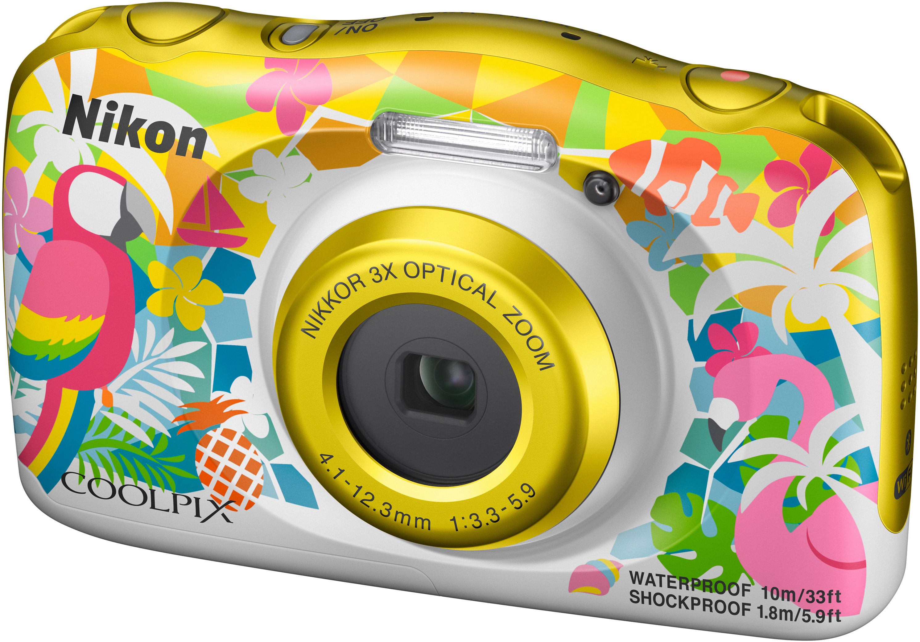 NIKON W 150 Digitalkamera Mehrfarbig, 3 fach opt. Zoom, LCD-TFT