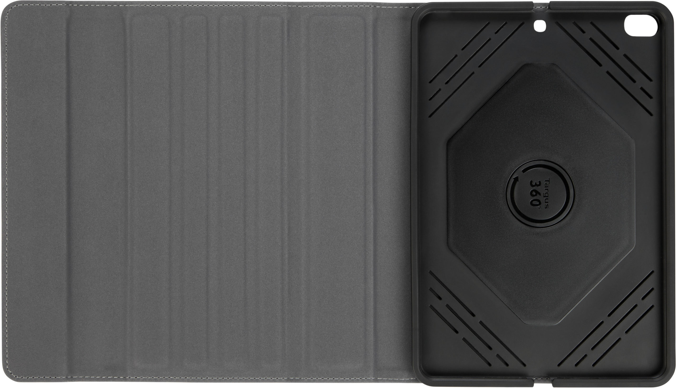 TARGUS THZ694GL VersaVu® Slim 360°, Full Cover, Apple, iPad mini, iPad mini (5. Generation), iPad mini 2, iPad mini 3, iPad mini 4, iPad mini 5, Schwarz