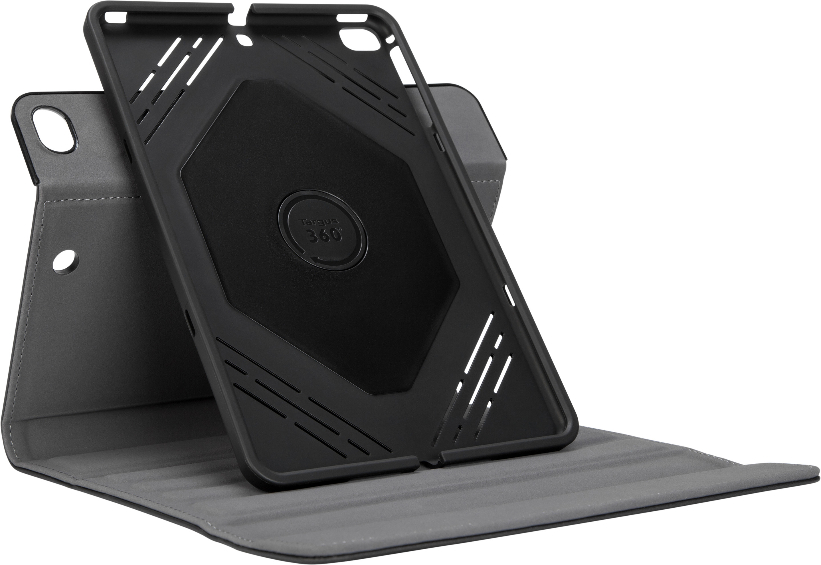 TARGUS THZ694GL VersaVu® Slim 360°, Full Cover, Apple, iPad mini, iPad mini (5. Generation), iPad mini 2, iPad mini 3, iPad mini 4, iPad mini 5, Schwarz