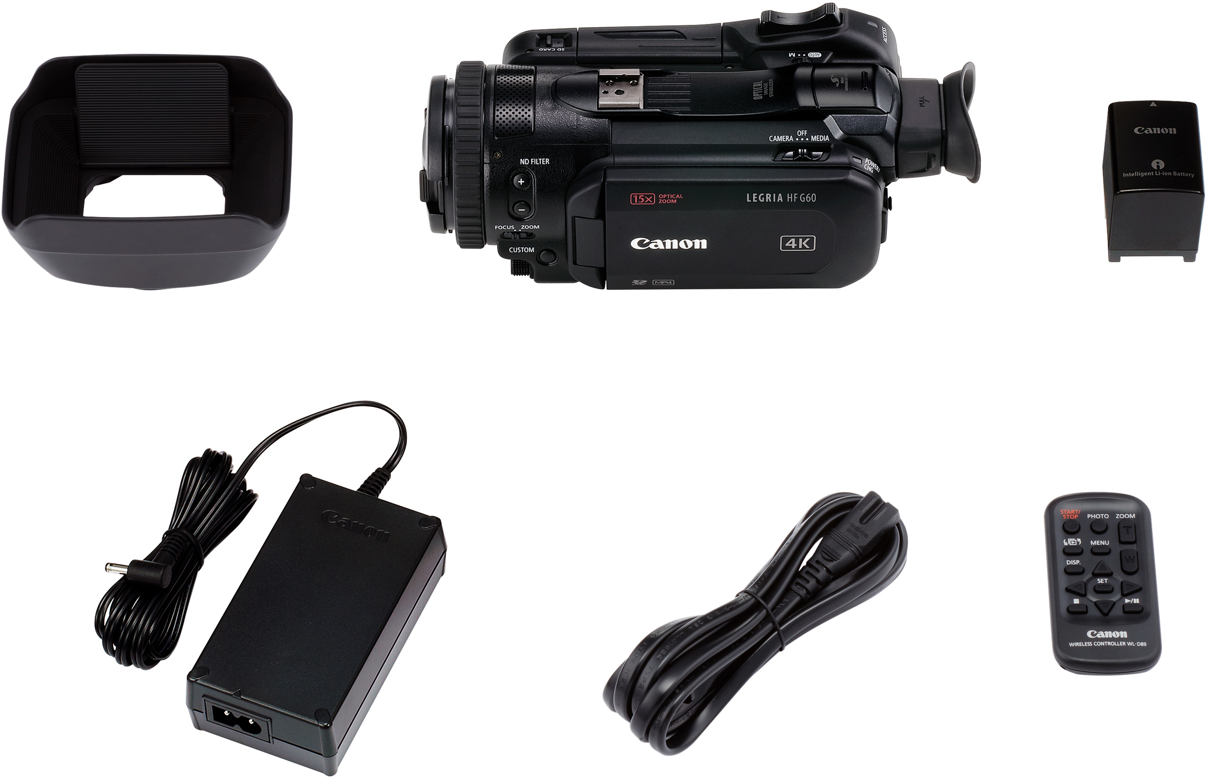 CANON Legria HF G60 Camcorder  13,4 Megapixel, 15 fachopt. Zoom