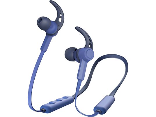 HAMA Neckband BT - Casque à arceau Bluetooth  (In-ear, Profondeurs bleues/True Navy)