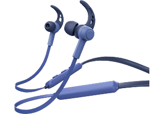 HAMA Neckband BT - Cuffie Bluetooth con archetto da collo (In-ear, Profondità blu/True Navy)
