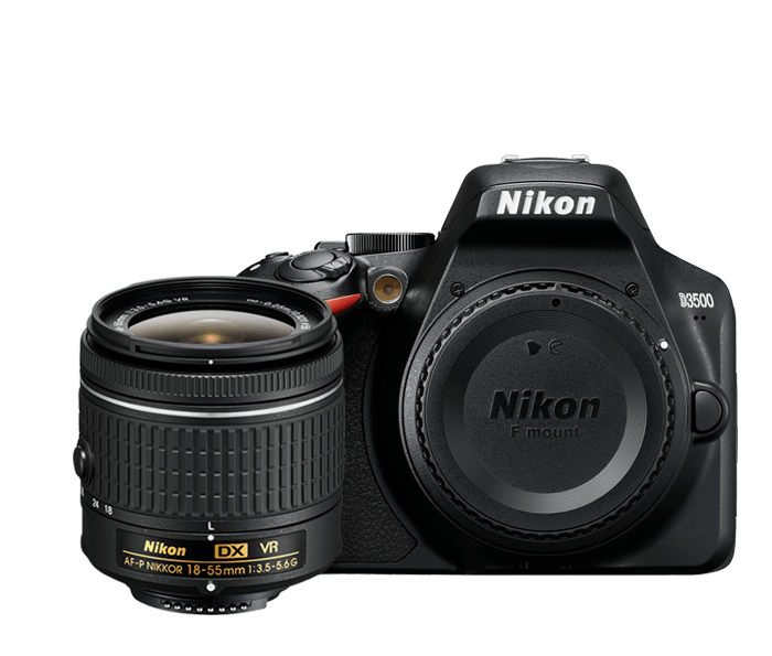 Nikon D3500 Sensor cmos 24.2 mp full hd bluetooth 1855 mm f3.55.6g vr con objetivo afp dx estuche de 24 iso 100–25600 sistema autofoco modo lcd snapbridge 1855vr 24.78 100 25 600
