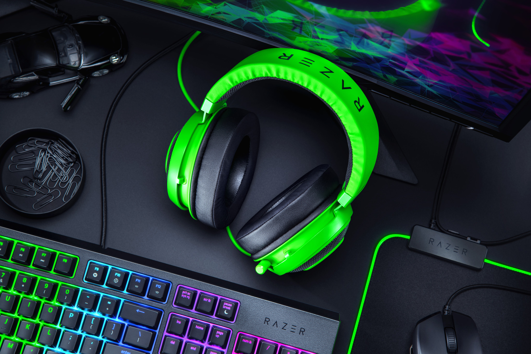 RAZER Kraken, Over-ear Headset Grün
