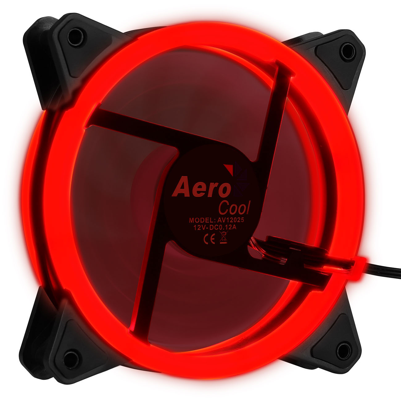 AEROCOOL REV RED 120 MM Gehäuselüfter