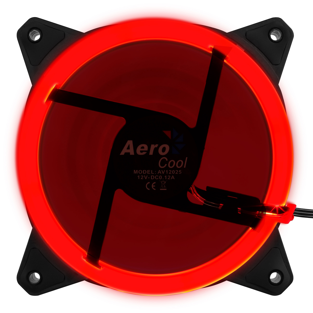 AEROCOOL REV RED 120 MM Gehäuselüfter