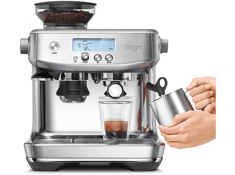 SAGE SES878BSS4EEU1 The Barista Pro Espressomaschine Edelstahl