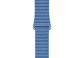 APPLE Bracelet en cuir 44 mm - Bracelet de remplacement (Bleuet)