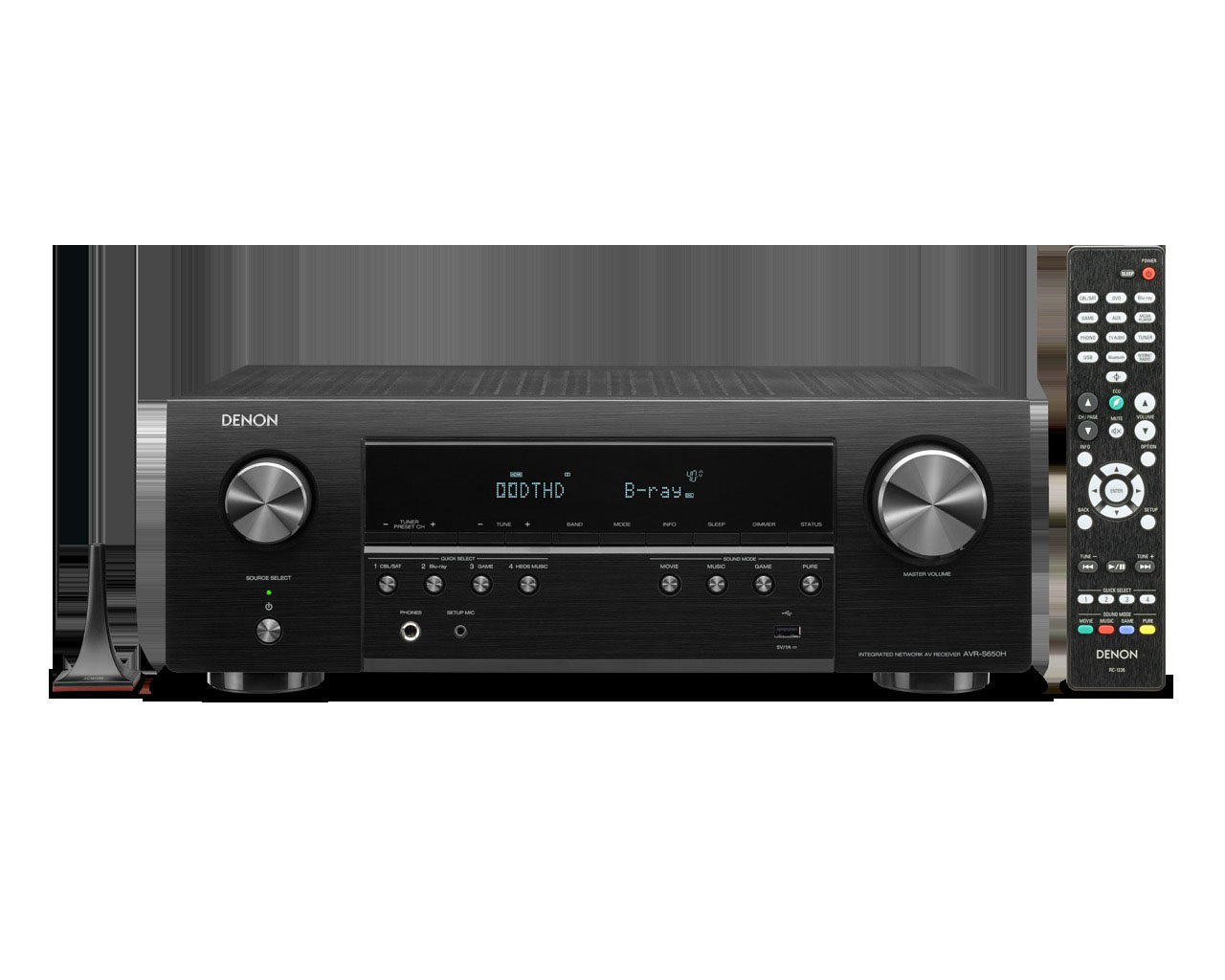 DENON AVR-S650 (5.2 schwarz) AV-Receiver Kanäle