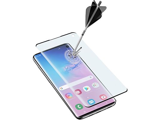 CELLULAR LINE Second Glass 3D - Verre de protection (Convient pour le modèle: Samsung Galaxy S10)