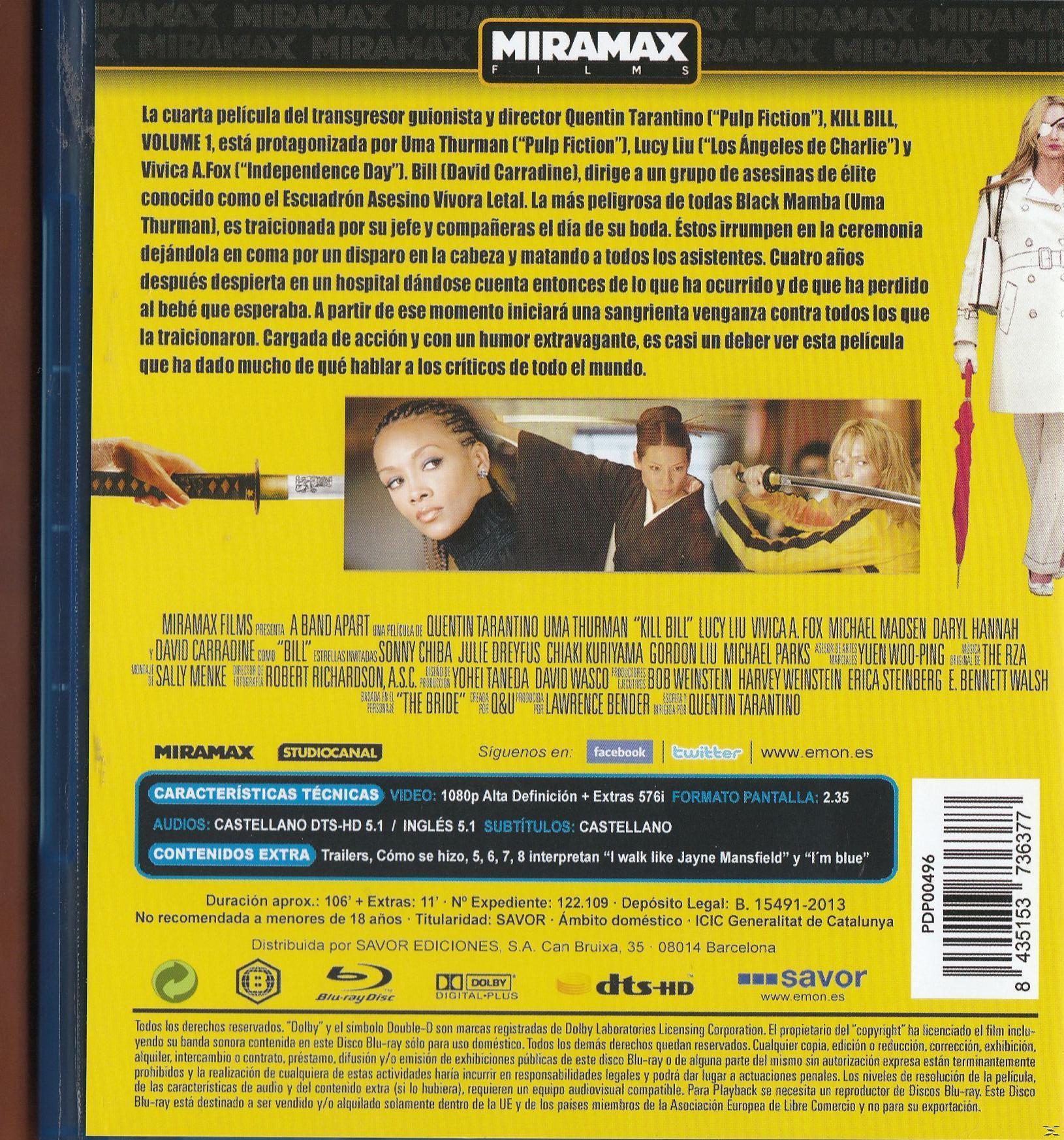 Kill Bill 1 - Blu-ray