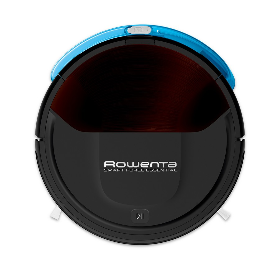 Robot aspirador - Rowenta RR6933 Smart Force Essential Aqua, Mopa, 65 dB, Autonomía 150 min, Negro