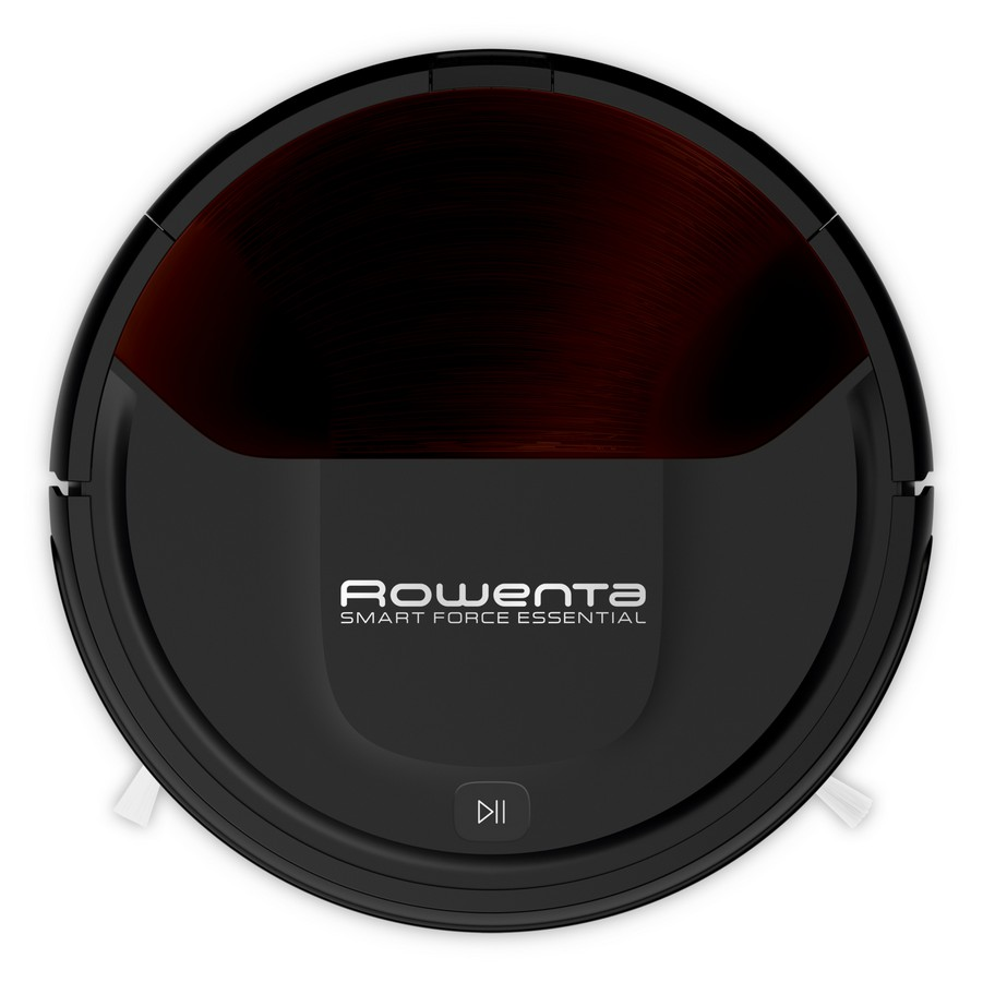 Robot aspirador - Rowenta RR6933 Smart Force Essential Aqua, Mopa, 65 dB, Autonomía 150 min, Negro