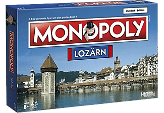 WINNING MOVES Monopoly Lozärn (Mundart) (lingua tedesca) - Gioco da tavolo