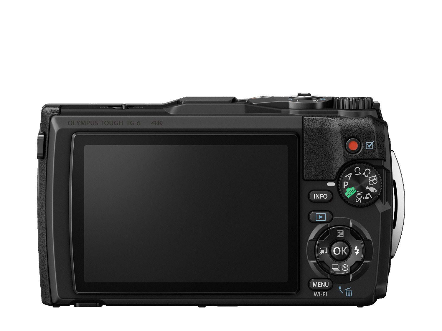 OLYMPUS TG-6 Digitalkamera Schwarz, 4x opt. Zoom, LCD, WLAN