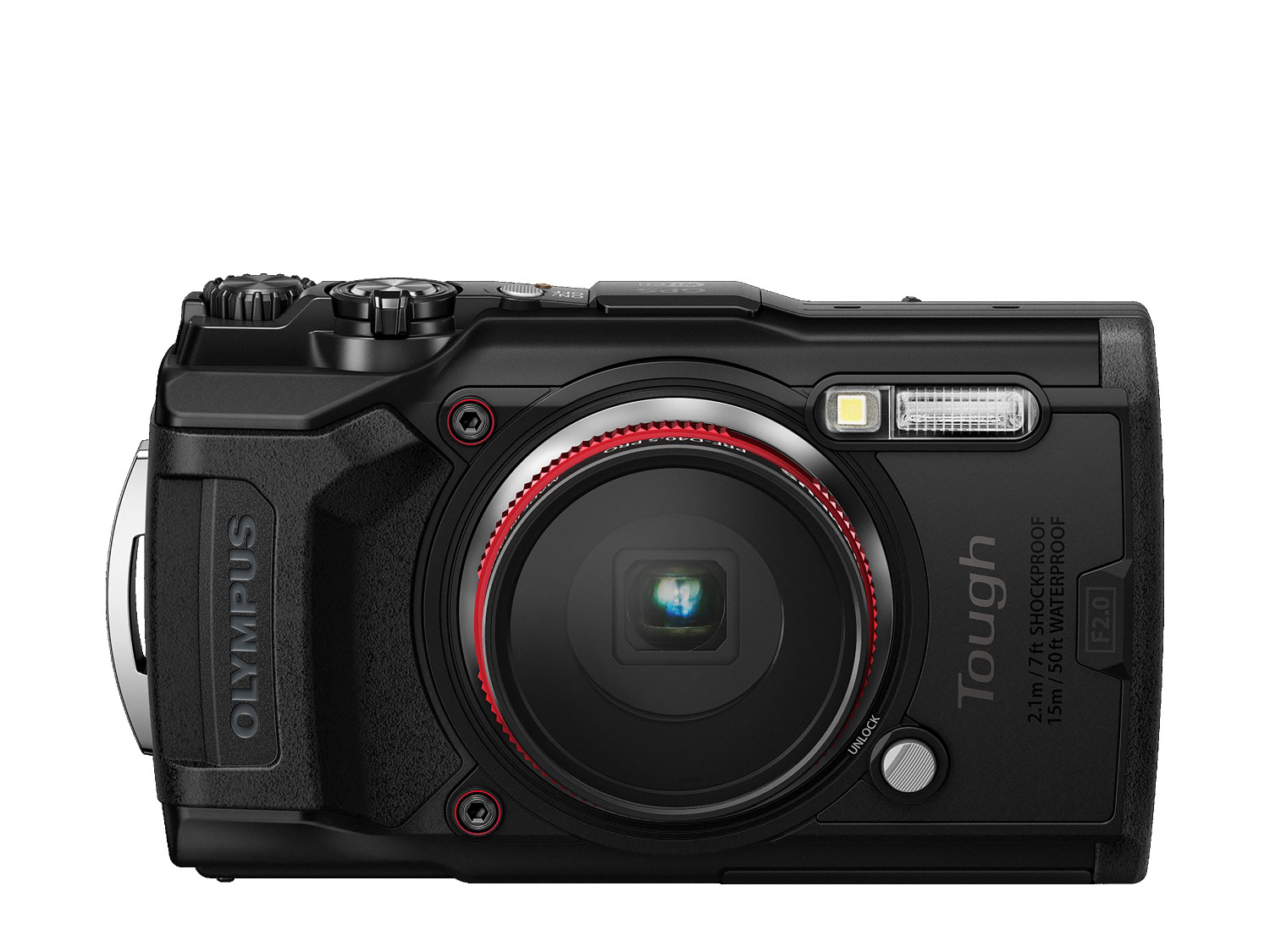OLYMPUS TG-6 Digitalkamera Schwarz, 4x opt. Zoom, LCD, WLAN