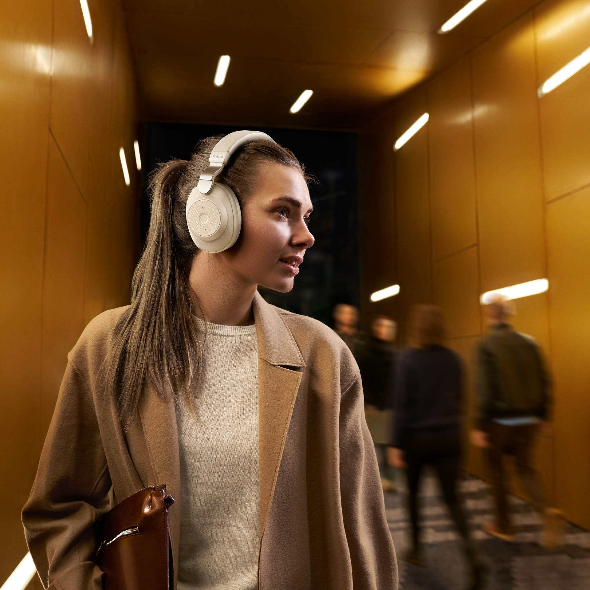 JABRA Elite 85h, Over-ear Kopfhörer Bluetooth Gold/Beige
