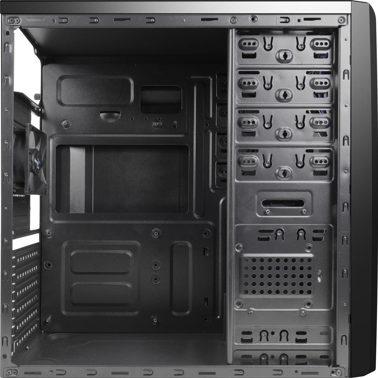 AEROCOOL CS-1101 PC-Gehäuse, Schwarz