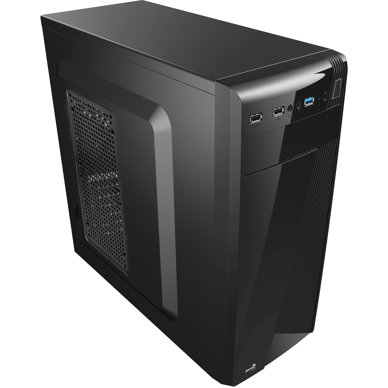 AEROCOOL CS-1101 PC-Gehäuse, Schwarz