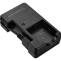 OLYMPUS UC‑92 Mehrfachladegerät für LI‑90B/LI‑92B  Ladegerät Olympus, Schwarz
