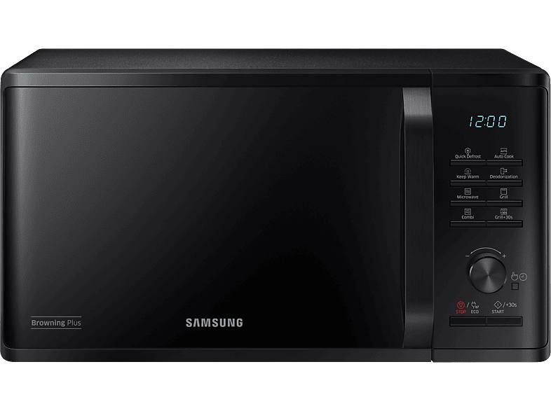 SAMSUNG MG23K3505AK/SW - Mikrowelle mit Grillfunktion (Schwarz)