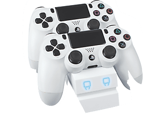VENOM PlayStation 4 dupla kontroller töltőállomás, fehér (VS2737)